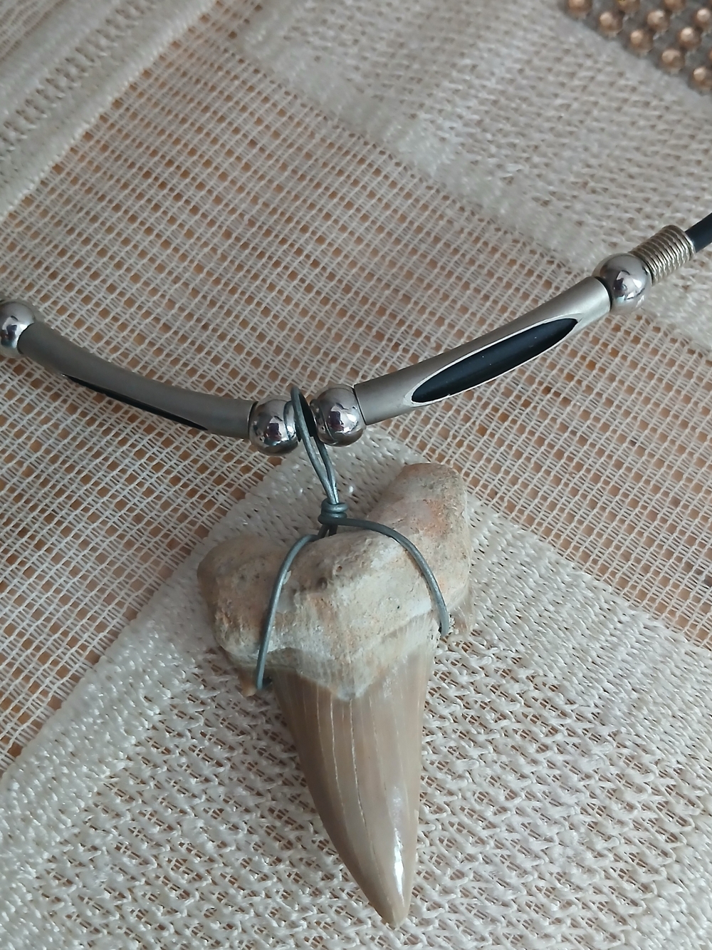 Hawaiian Jewelry Fancy Real Shark Tooth Necklace Jewelry